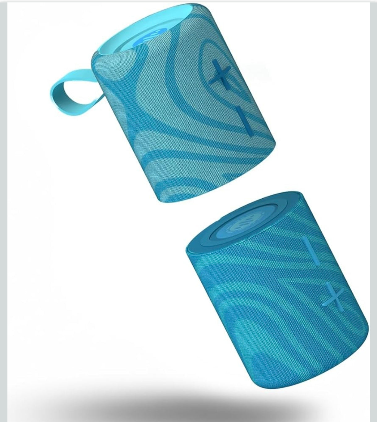 Stromberg - Twin 2-in-1 Mini Portable Bluetooth Speaker, 10W Power, 10-Hour Playtime, Sky Blue and Blue